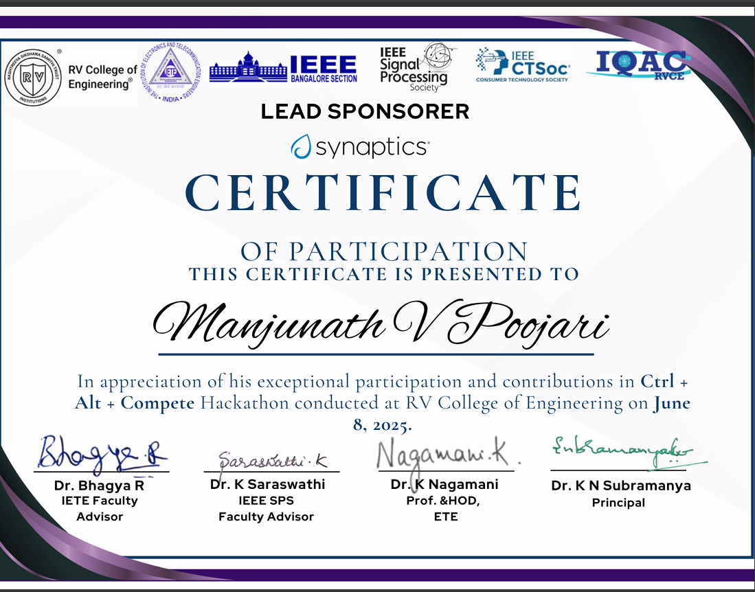 Hackathon Certificate 1